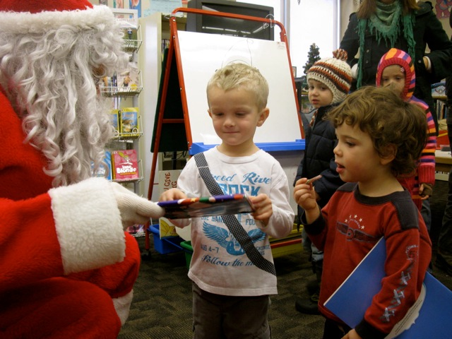 library christmas 2011 anden and thomas