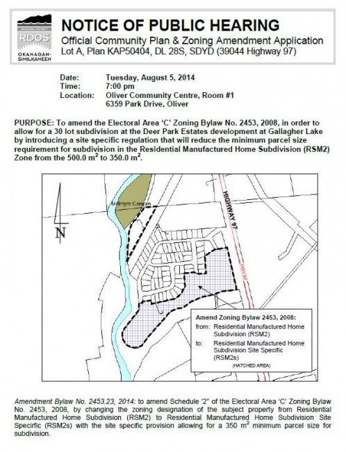 deer park notice one