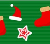 christmas banner green