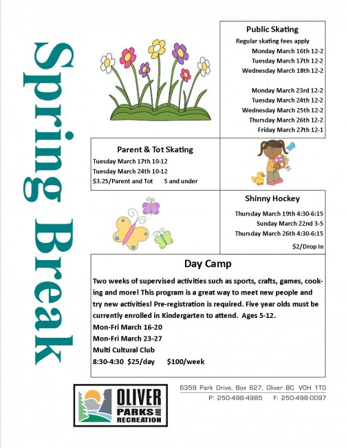 oprs spring break new