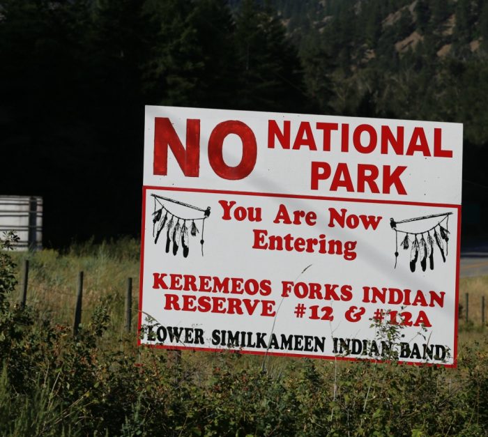 a park sign