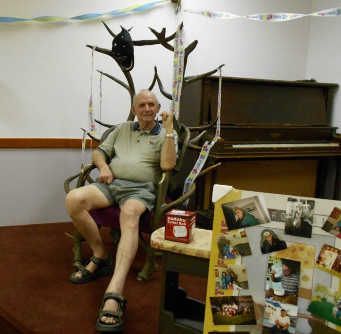 Harry Bray  at 80